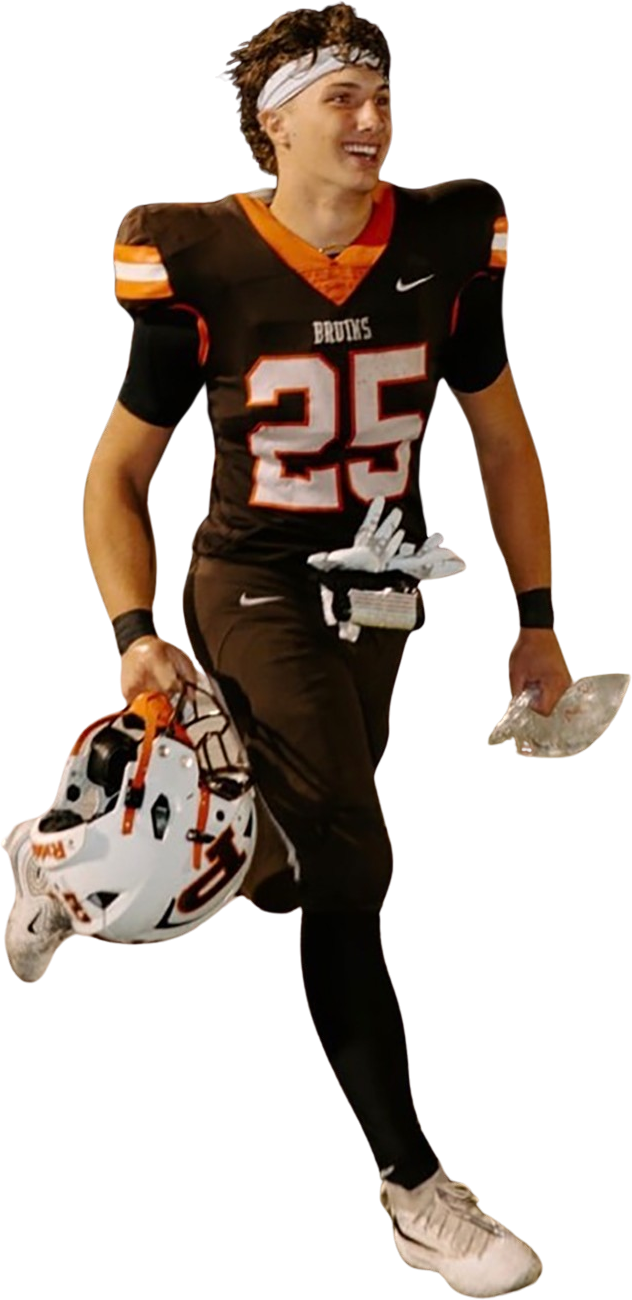 Maks Karasek in Padua Franciscan Bruins #25 jersey